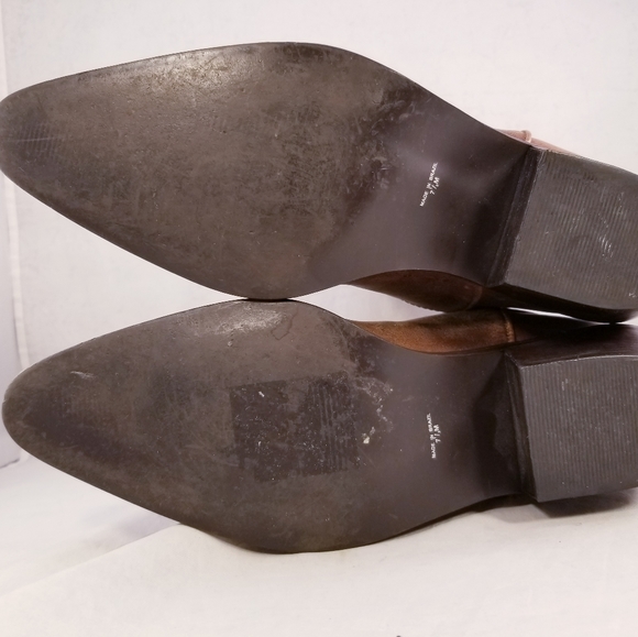 MATISSE WESTERN COWGIRL FLORAL CUT OUT WOMEN BOOTS BROWN LEATHER SIZE 7.5 M - Picture 9 of 9